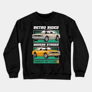 Iconic Skyline 2000 GTR Car Crewneck Sweatshirt